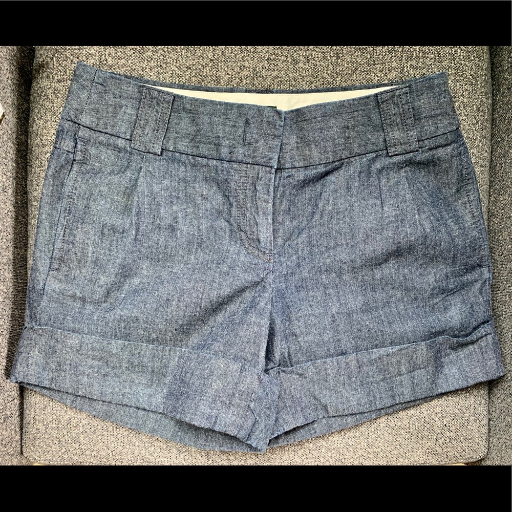 J. Crew Dark Denim City Fit Shorts